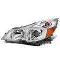Dna Motoring Oem-hl-0081-l Factory Style Chrome Driver Side Projector Headlight Replacement For 10-14 Outback Legacy 
