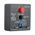 Baomain Delay On Break Timer Qd-072 1 5a8-240 Vac 0 03-10 Minutes Adjustable Time Switch Replacement 1