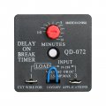 Baomain Delay On Break Timer Qd-072 1 5a8-240 Vac 0 03-10 Minutes Adjustable Time Switch Replacement 1