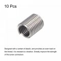 Uxcell Wire Thread Inserts 3 8-16 Unc 2 0d 304 Stainless Steel Helical Type Coiled Screw Repair Threaded Sleeve Sheath 10pcs
