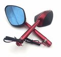 Smt Motorcycle Cnc Red Rear View Left Right Led Integrated Side Mirrors For 8mm 10mm Screw Yamaha Fz1 Fz6 Suzuki Gsr600