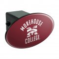 Morehouse College Maroon Tigers Logo Oval Tow Hitch Cover Trailer Plug Insert 2