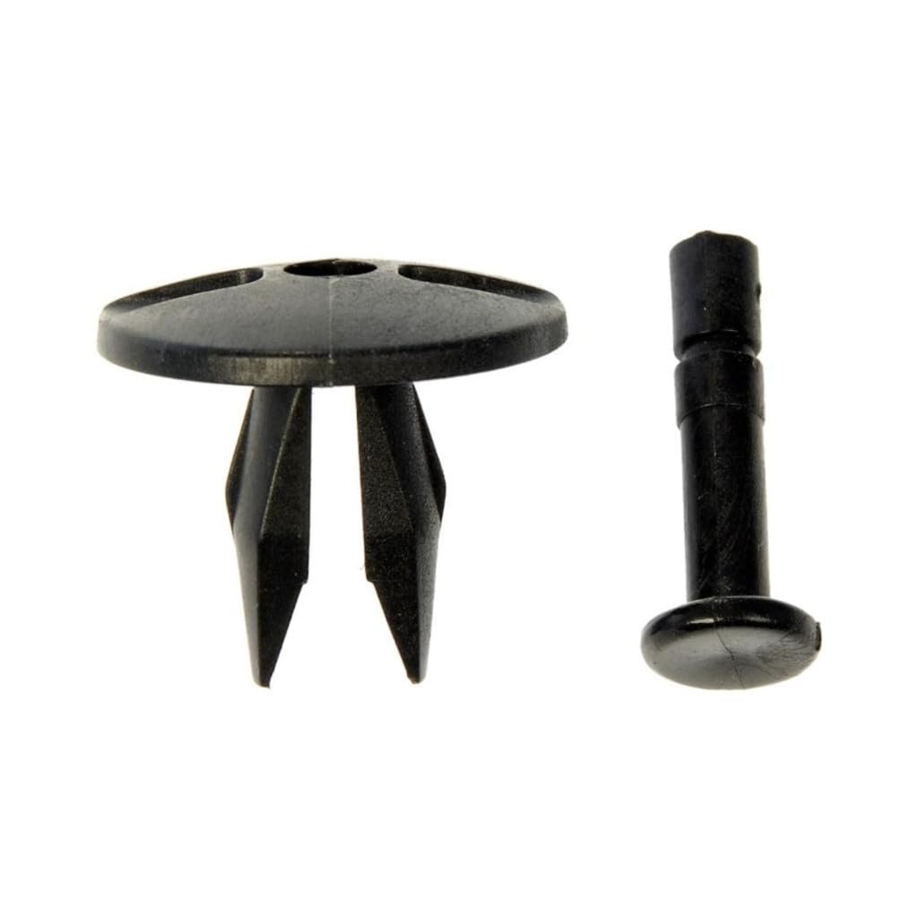 Push Rivet Fasteners For Saturn Sc 1991 1992 Nylon Black 0 375 In Hole Size 15 Pieces Replacement 14045480