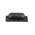 Renovators Supply Manufacturing Black Wrought Iron Drawer Cabinet Cup Bin Pull 3 5 W X 1 4 H Antique Colonial Kitchen Or 