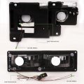Tlaps 7422438524539 For 1994-2000 Chevy C10 C K Pickup Truck Silverado Suburban Tahoe Drl Led Strip Bar Black Housing