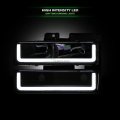 Tlaps 7422438524539 For 1994-2000 Chevy C10 C K Pickup Truck Silverado Suburban Tahoe Drl Led Strip Bar Black Housing