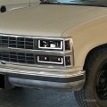 Tlaps 7422438524539 For 1994-2000 Chevy C10 C K Pickup Truck Silverado Suburban Tahoe Drl Led Strip Bar Black Housing