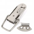 Uxcell 3 5 Inch Stainless Steel Pull Down Loop Draw Latch Silver Tone 2pcs