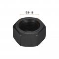 Uxcell 5 8- Unf Hex Nuts Carbon Steel Grade 8 8 Black Oxide Hexagon Nut For Screw Bolt Of Pack