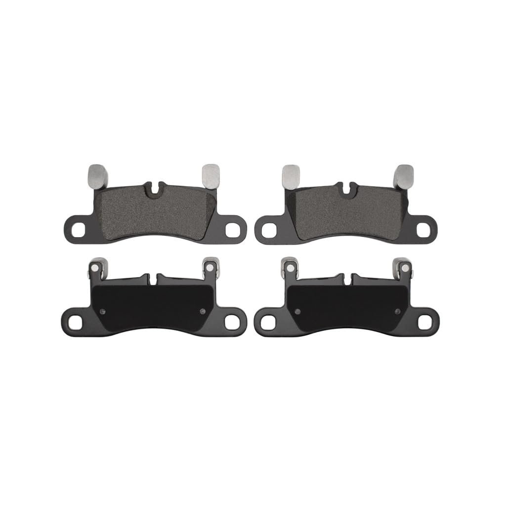 Front Brake Pads For Porsche Cayenne 2011 To 2018 4000 Hybridynamic Series Electronic Pad Wear Sensor 2 99 In Height 0 63