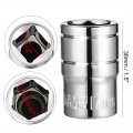 Uxcell 1 2-inch Drive 17mm 6-point Shallow Socket Metric Cr-v