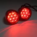 Httmt- Rear Red Running Brake Turn Signal Light Indicator Amber Compatible With 92-up H-d Sportster 883 1200 P N Mt224-018r-cd