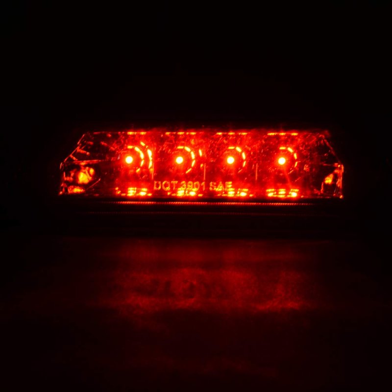 Led Third 3rd Brake Cargo Light For 1997 1998 1999 2000 2001 Cherokee Rear Roof Center High Mount Stop Tail Replacement Chrome