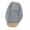 Secosautoparts Driver Foam Cushion Or Passenger Top Lean Back Perforated Leather Seat Cover Tan Compatible With Cadillac