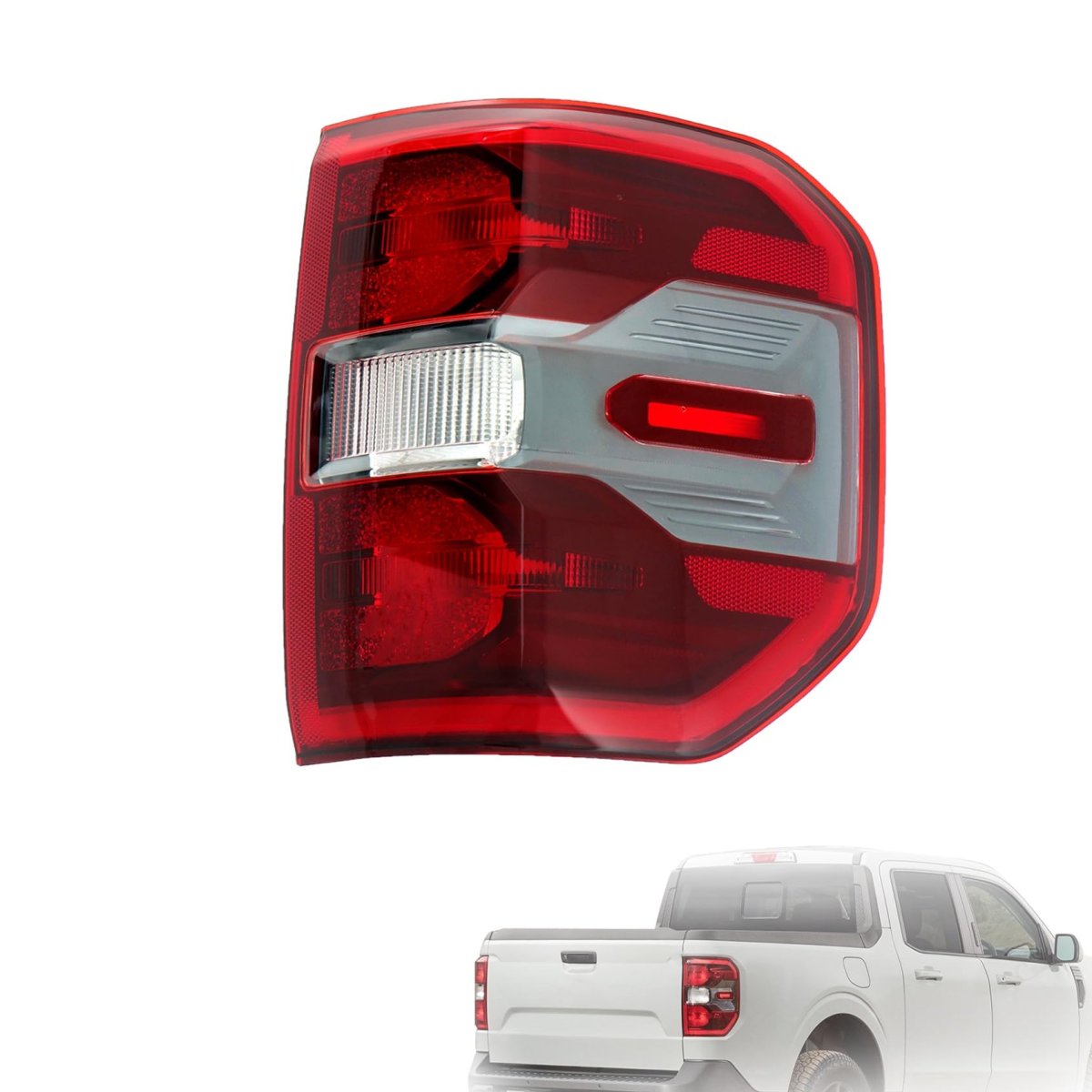 Passenger Side Tail Light Assembly Replacement For Maverick Lariat 2022 2023 2024 Right Lamp