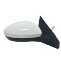 Spieg Passenger Side Mirror For 2020-2025 Nissan Sentra Power Adjustment Non-heated Manual Fold Painted White 3 Pins Right 
