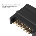 Trailer Adapter Australia 7-pin Flat Male Socket Connector For Caravan Trailers