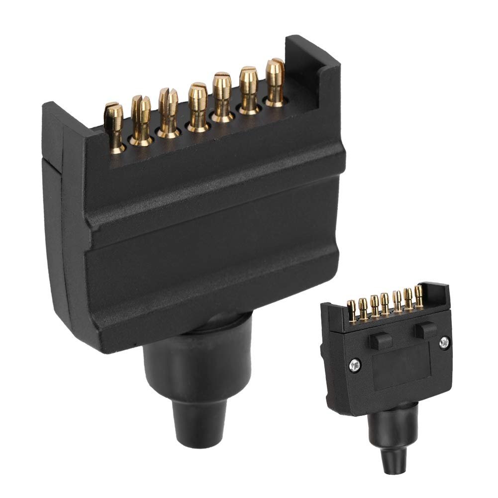 Trailer Adapter Australia 7-pin Flat Male Socket Connector For Caravan Trailers