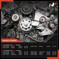 A-premium Timing Belt Kit With Water Pump Replaces Tckwp257a Tkt-026 Compatible Toyota Camry 2002-2006 Highlander 2001-2007