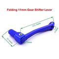 Tc-motor Blue Folding 11mm Gear Shifter Lever Gas Fuel Tank Cap Cover Filter For Chinese Made Pit Dirt Bike Motocross
