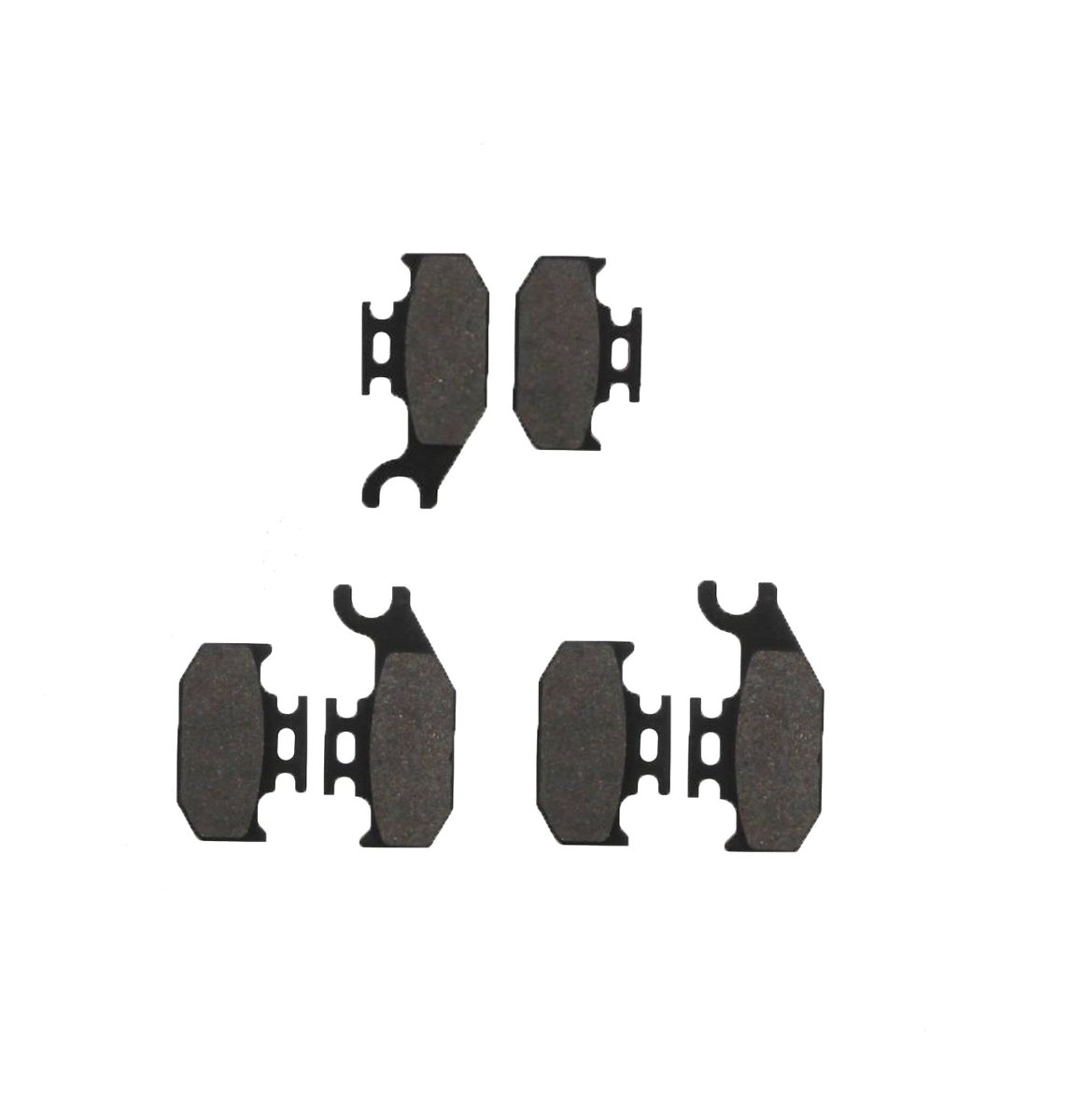 2005 Bombardier Outlander 400 4x4 Front And Rear Sport Brake Rotors Semi Metallic Pads Stainless Steel