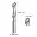 Uxcell Solid Carbide Drill Bits 7 4mm C2 K20 Tungsten Jobber Straight Shank Drilling Tool For Stainless Steel Aluminum Iron