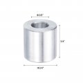 Uxcell 10pcs Aluminum Spacer 3 8 Bore X 4 Od Length Screw Standoff Bushing Plain Finish Round Metal For Id Screws Bolts And