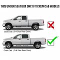 Hecasa Under Seat Storage Box For 2019-2023 Dodge Ram 1500 Crew Cabs New Body Style Underseat Container