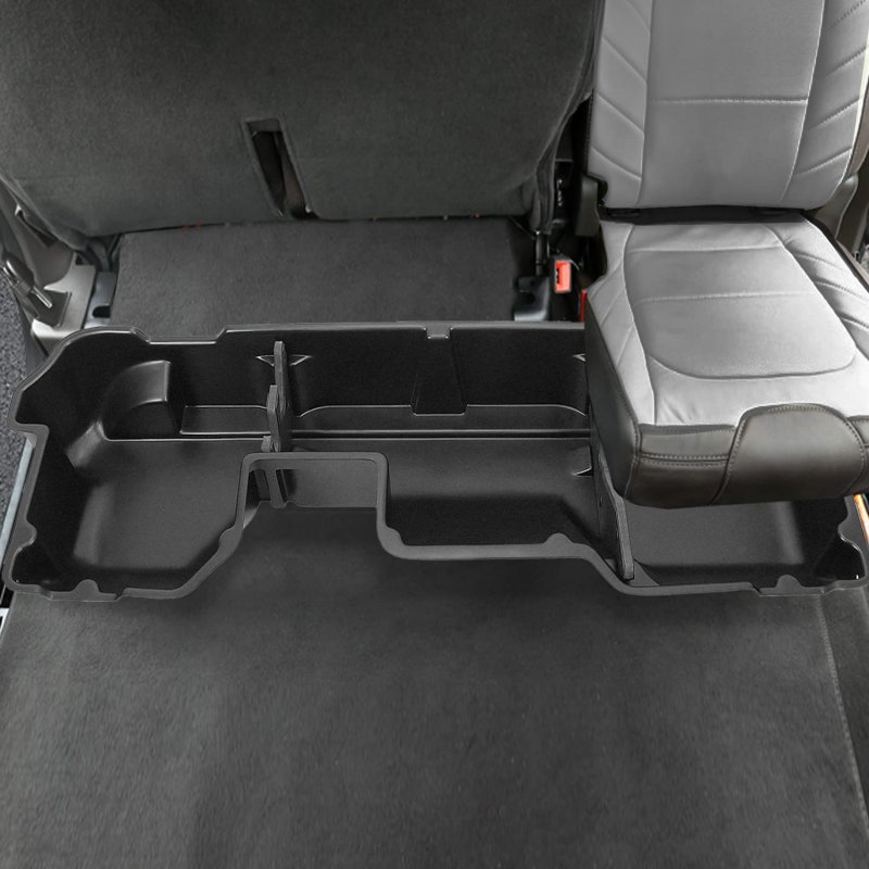 Hecasa Under Seat Storage Box For 2019-2023 Dodge Ram 1500 Crew Cabs New Body Style Underseat Container