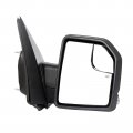 Aintier Towing Mirror Compatible With 2015 2016 2017 2018 Ford For F150 Power Adjusted Heated Turn Signal Light Black Housing