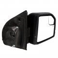Towing Mirror For 2015 2016 2017 2018d For F150 Power Adjusted Heated Turn Signal Light Black Housing Passengers Side