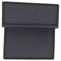 Motoku Front Center Console Mat Rubber Black For Ram 1500 2500 3500 4500 5500