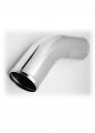 Autobahn88 Alloy Pipe Glossy Polished Mandrel Bend Elbow 45-degree Od 3 76mm L 12 300mm For Direct Replacement Of Engine Bay