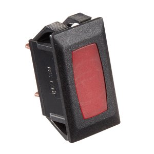 Rv Designer Collection S361 Black With Red Indicator Light