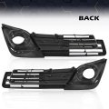 Pit66 Fog Light Bezel Set For 2012-2014 Toyota Camry Se Se Sport Driver And Passenger Side Black