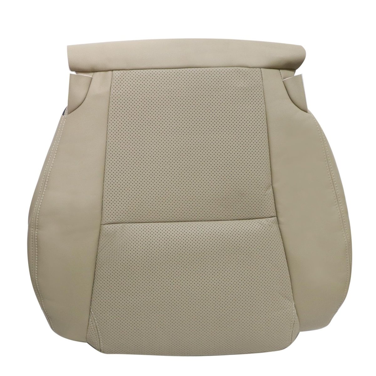 Secos Front Driver Side Bottom Top Lean Back Perforated Microfiber Leather Replacement Seat Covers La00 La03 Tan For Lexus