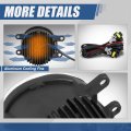 Auto Dynasty Bug-eyed Projector Front Bumper Driving Fog Light Lamps With Wiring Harness Compatible Lexus Rx Gs Is Tacoma