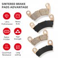 Front Rear Brake Pads Sintered For Polaris General-1000 Rzr-4-900 Rzr-s4-1000 Ranger-1000 Pro-xd Ranger-crew-570 Oem