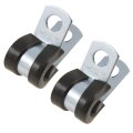 Insulated Cable Clamps 3 8 In Alloy Steel Metal With Zinc Plated Finish Screw Attachment 2 Pieces Part Number 86102 