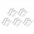 316 Stainless Steel 4mm Thick Humpback Shape Loop Tie Down Kayak Deck Loops 10pcs 