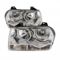 Headlightsdepot Chrome Housing Halogen Left And Right Headlights Pair For Itasca Suncruiser 2012-2013 