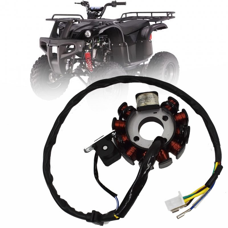 Ignition Magneto Stator 11 Pole Coil Replacement For 150cc Gy6 Scooter Engines With Ac System