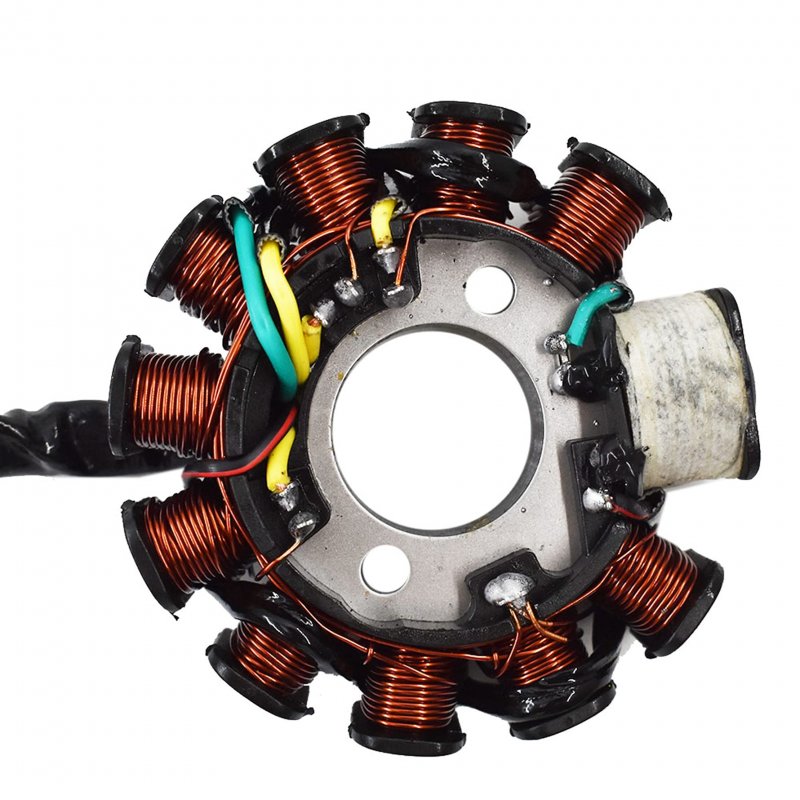 Ignition Magneto Stator 11 Pole Coil Replacement For 150cc Gy6 Scooter Engines With Ac System
