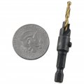 Countersink Drill Bit Set For Wood And Plastic High Speed Steel Hex Shank Quick Change Pre Hole Pilot 82 Degrees 5 Piece With 