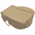 Ecotric Bottom Seat Cover Compatible With 2001-2007 Toyota Sequoia 2000-2004 Tundra Synthetic Leather Tan Driver Side