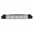 Hecasa Grille Grill Front Center Bumper Compatible With 2011-2013 Toyota Corolla Replacement For To1036125 5311202280 Black Pp