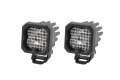 Diode Dynamics Stage Series C1 White Sport Standard Led Pod Pair Wide W Amber Backlight 