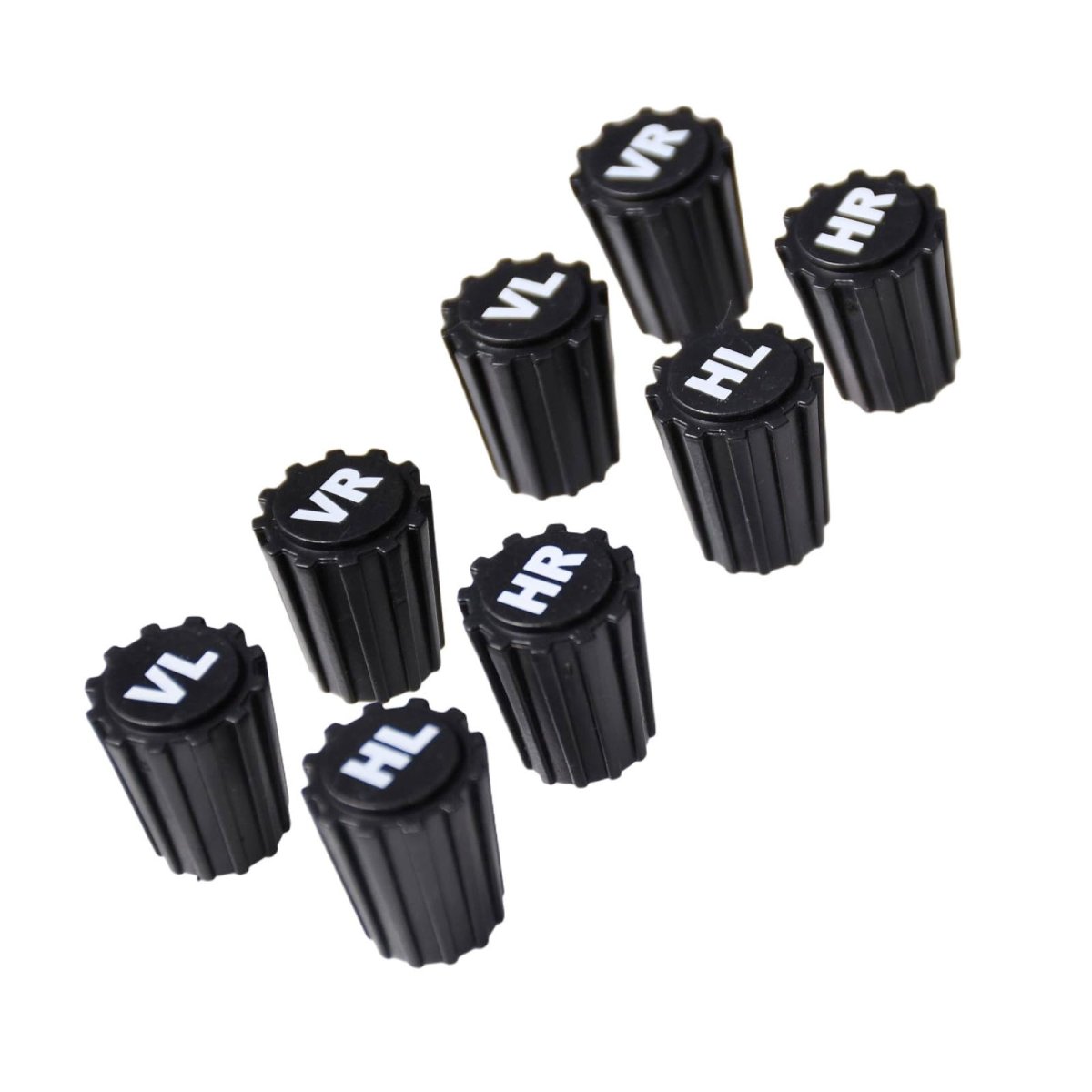 Tire Position Marker Valve Stem Caps Set Of 8 Corrosion Resistant Abs Air Covers For Winter Identification Universal Fit Car