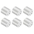 6pcs Aluminum Spacer 5 16 Od X 3 Id Length Unthreaded Screw Standoff Bushing Plain Finish Round Metal For Screws Bolts And Rods 