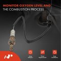 A-premium O2 Oxygen Sensor Compatible With Oldsmobile Alero Pontiac Grand Am 2000-2001 2 4l Upstream Downstream 2-pc Set
